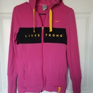 Full zip livestrong hoodie